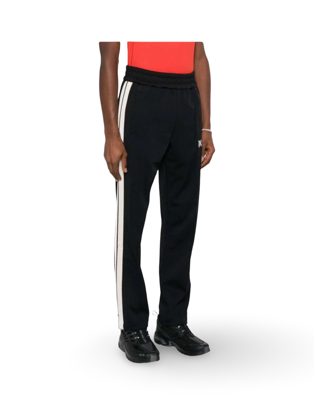 Palm Angels Logo Black Track Pants