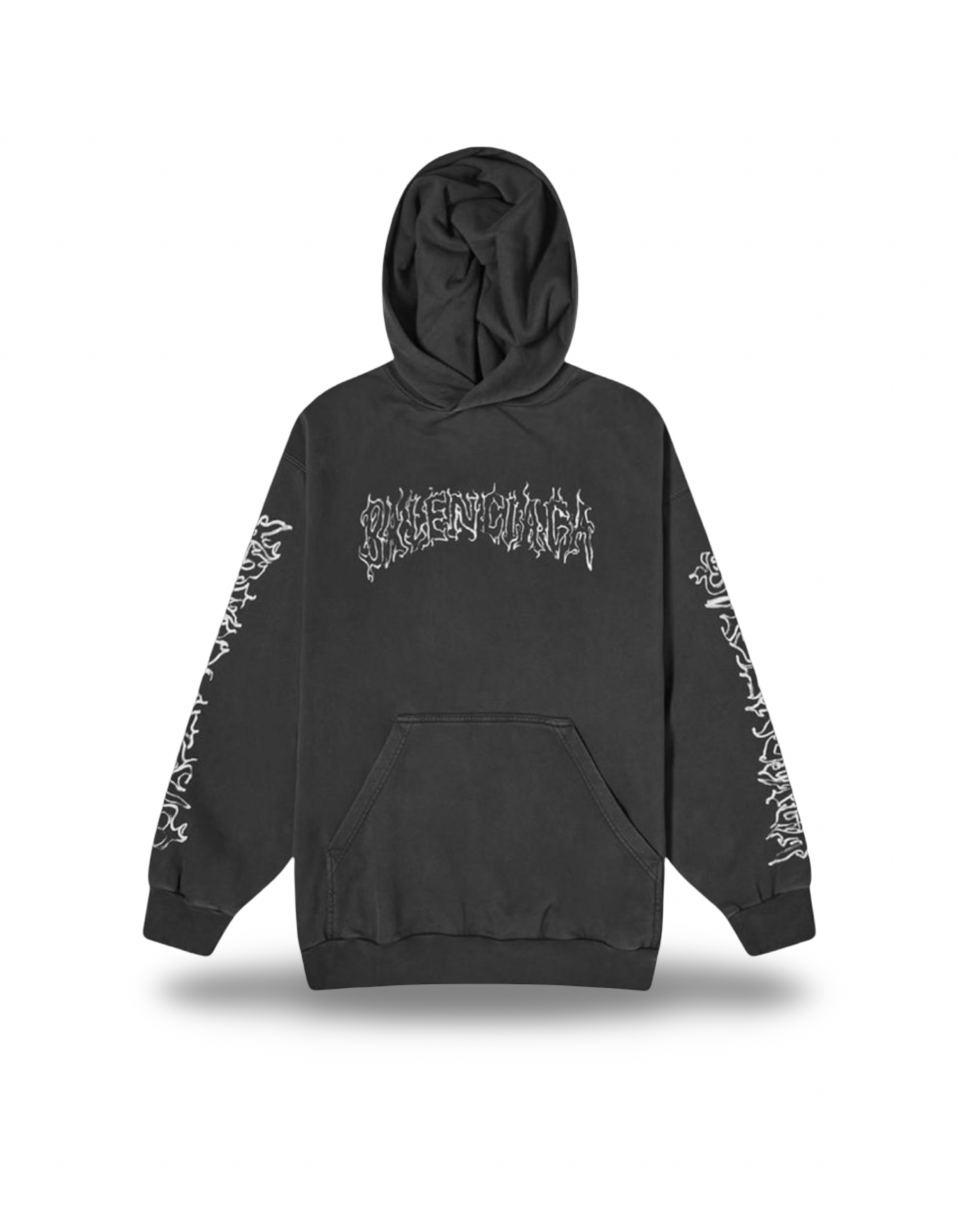 Balenciaga DIY Metal Logo Hoodie