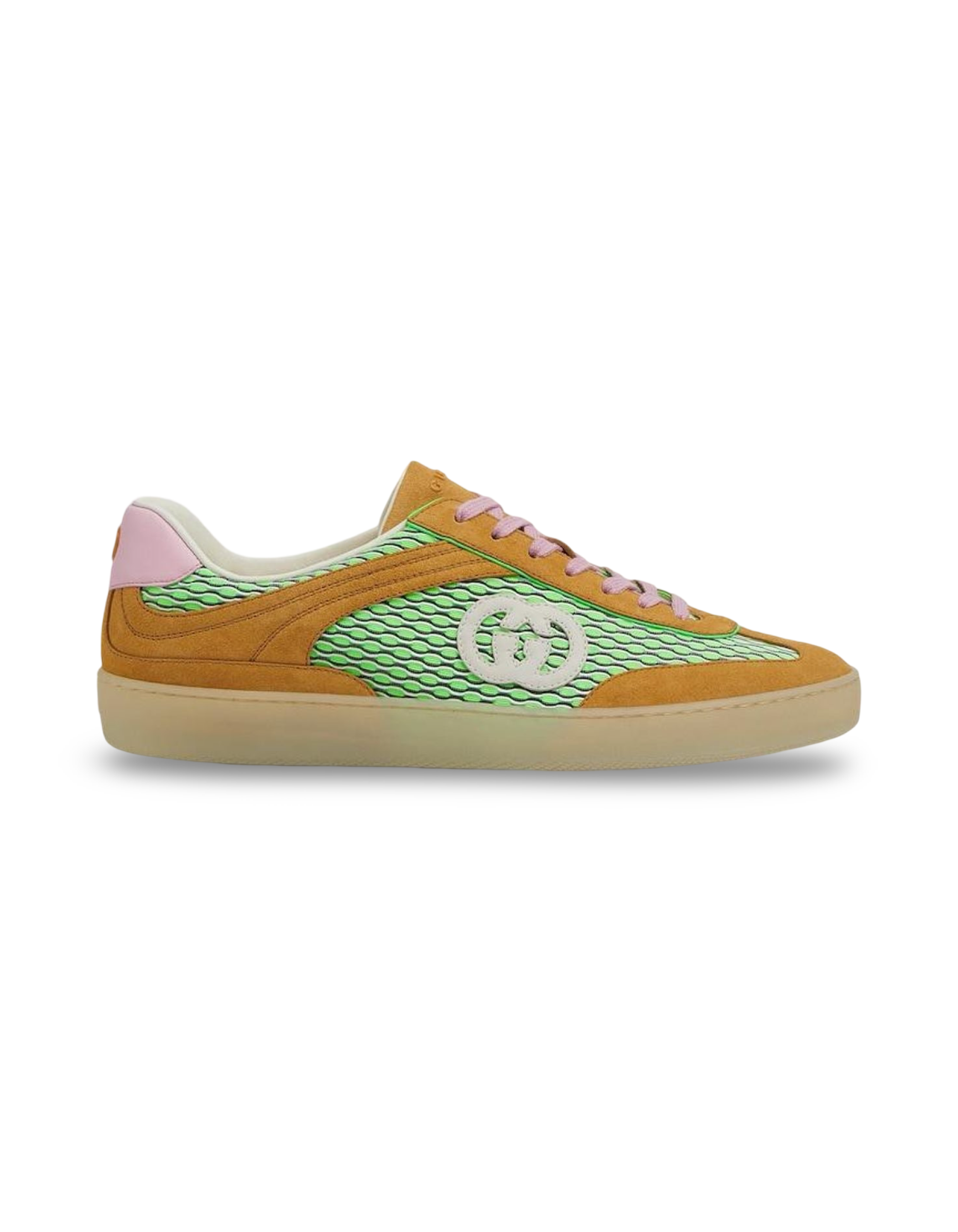 Gucci G75 Green/Brown Low Sneakers