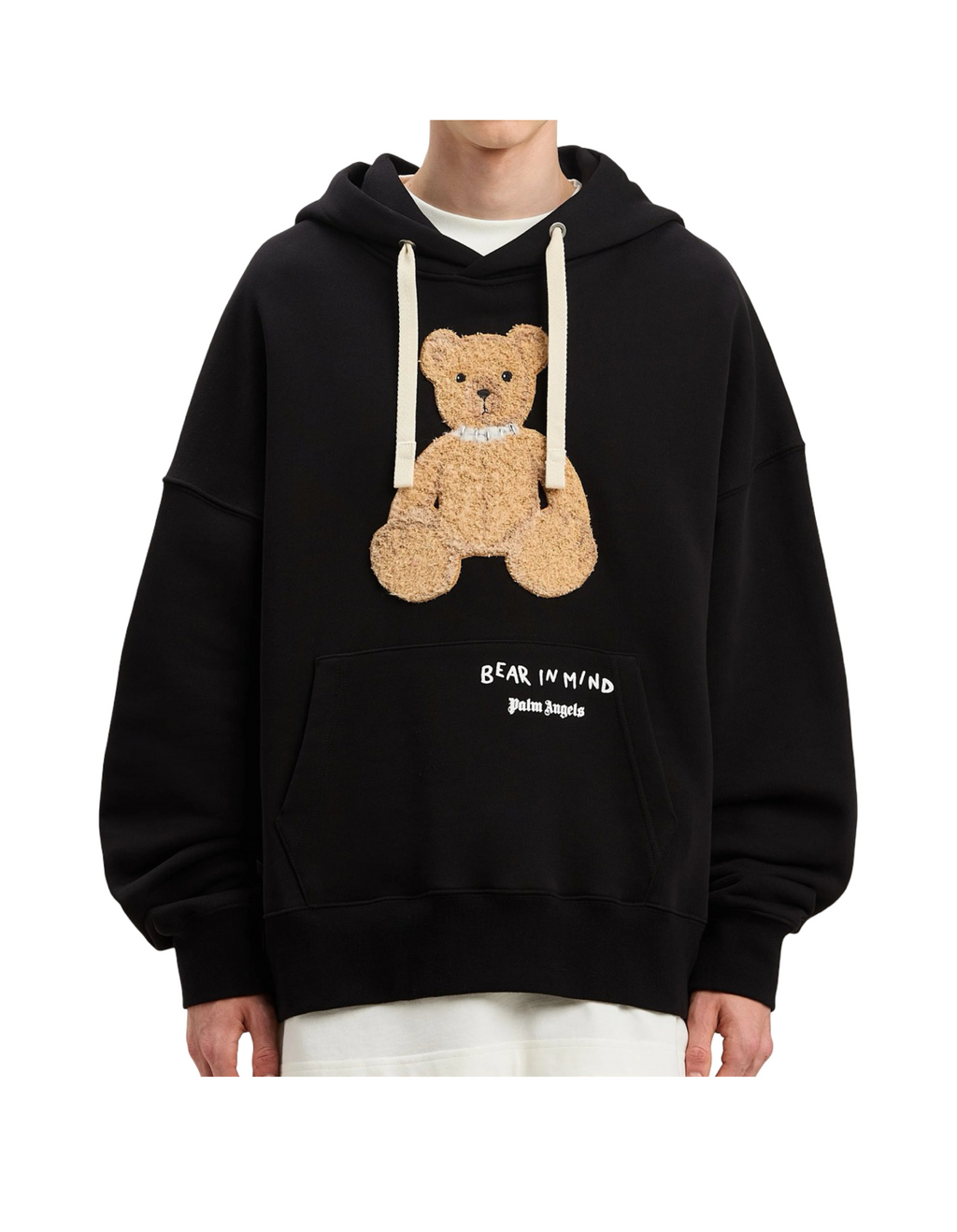 Palm Angels Bear In Mind Logo Hoodie
