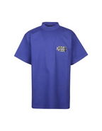 Balenciaga Gaffer Logo Blue T-Shirt