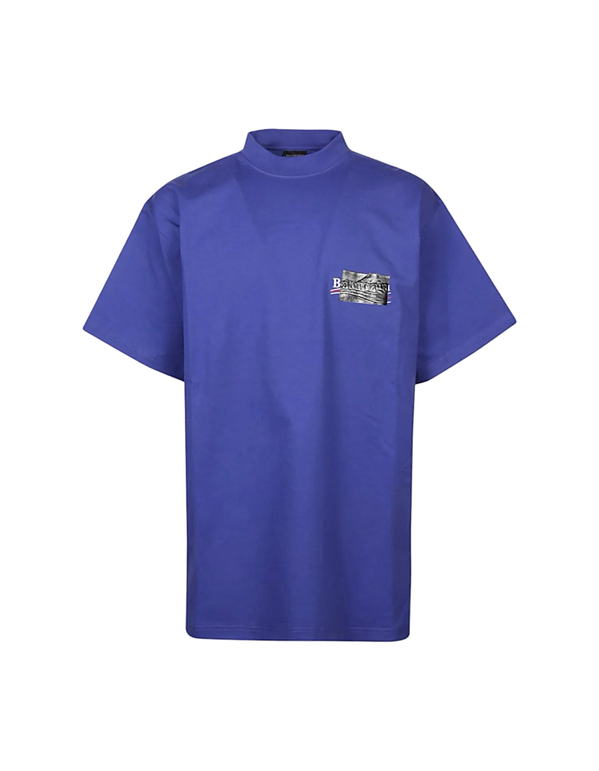 Balenciaga Gaffer Logo Blue T-Shirt