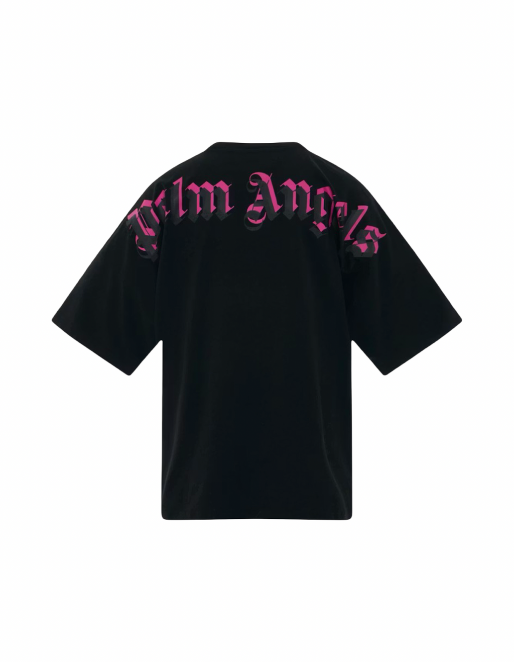 Palm Angels Allover Logo Oversized Tee Black