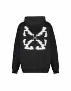 Off-White Arrow Motif Drawstring Hoodie