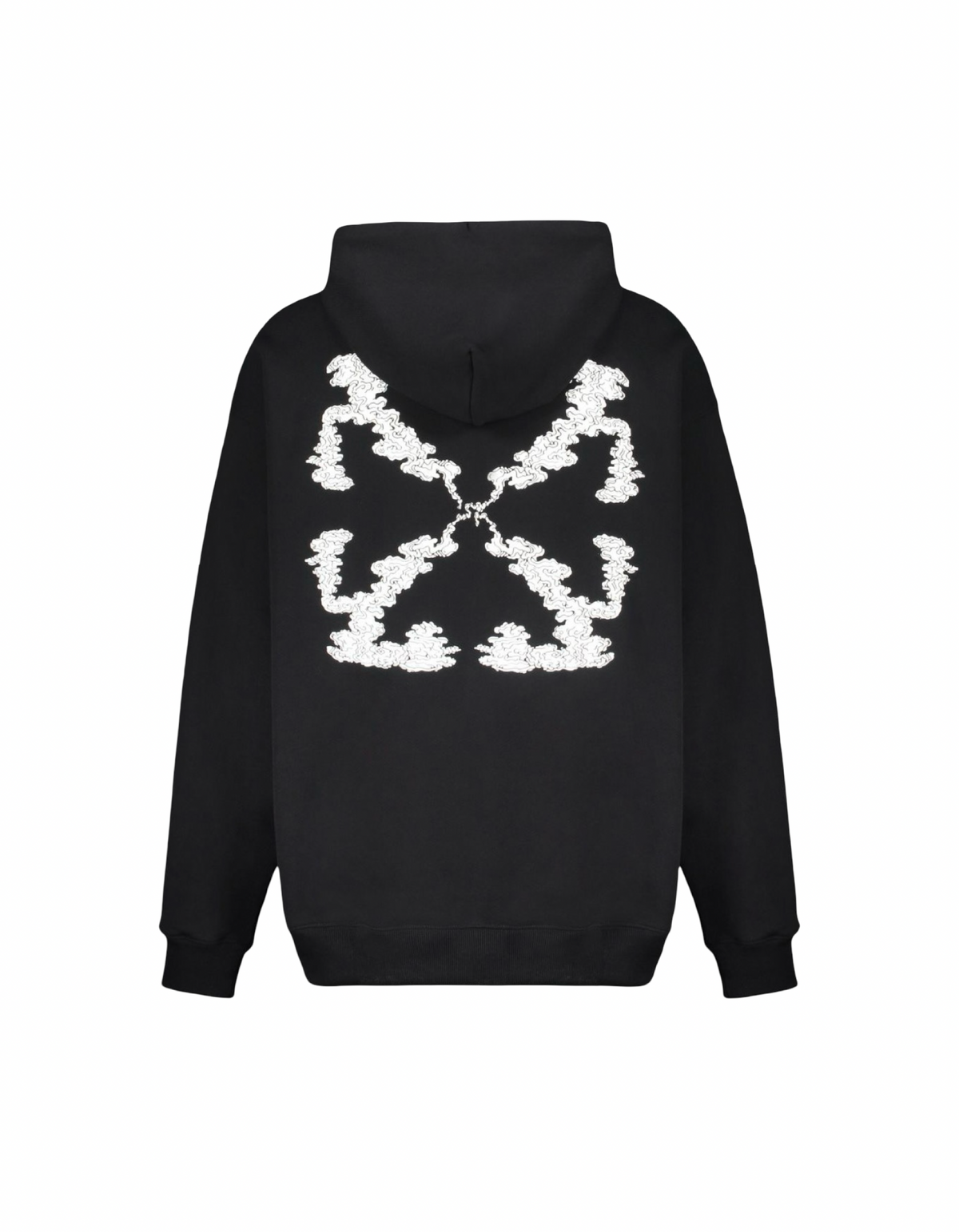 Off-White Arrow Motif Drawstring Hoodie