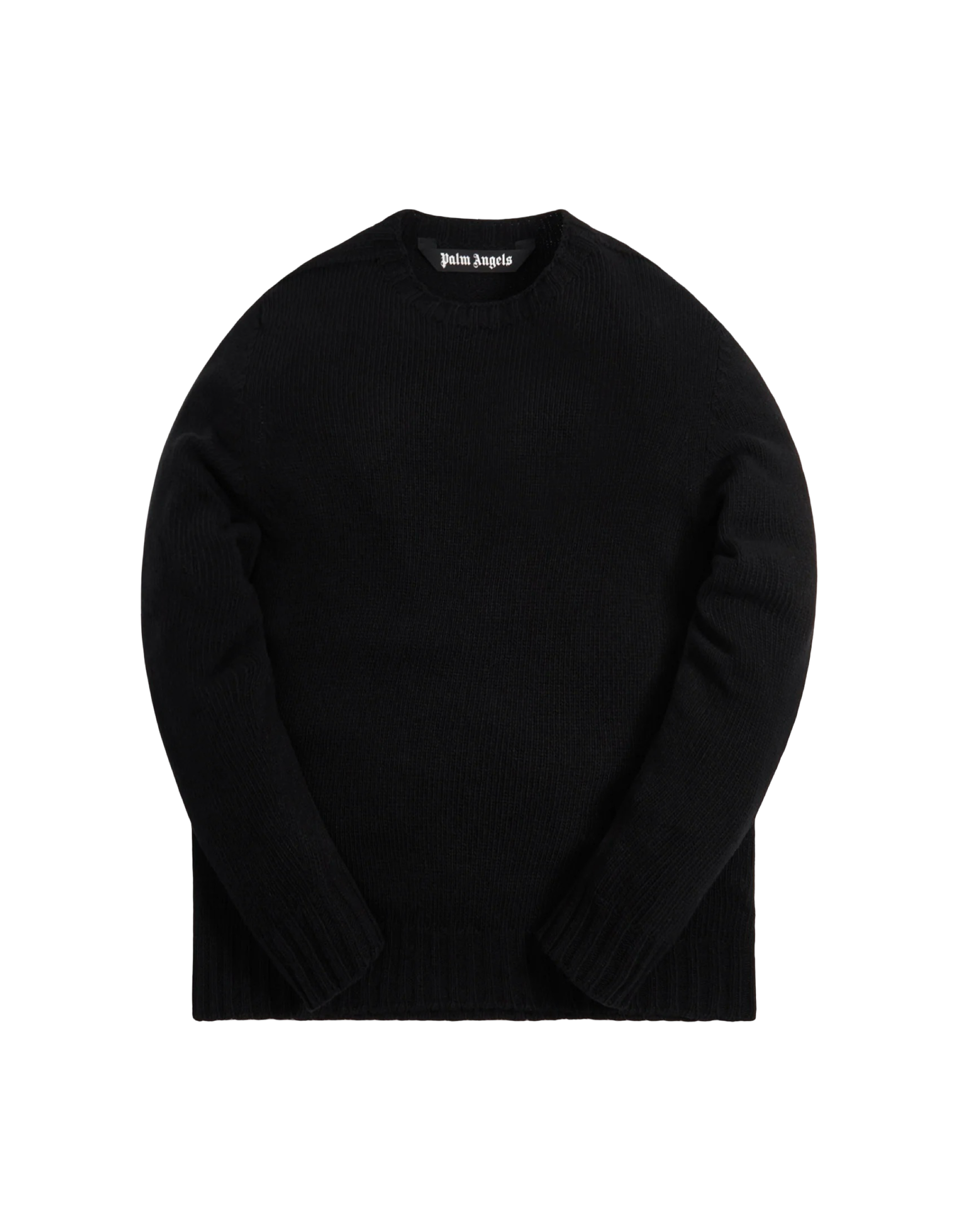 Palm Angels Curved Logo Wool Sweater