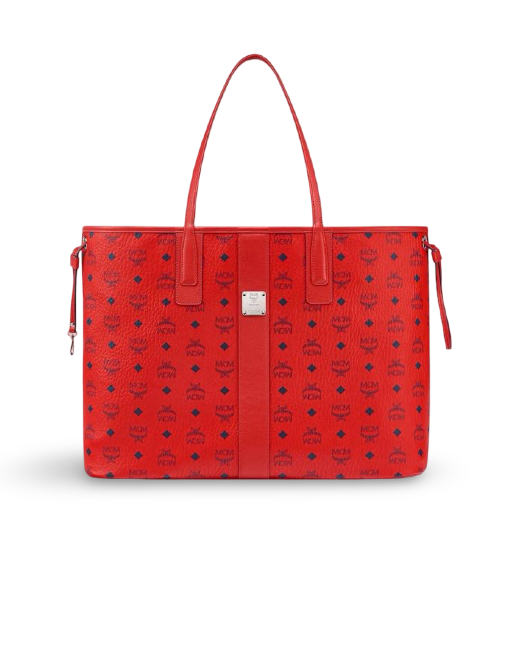 MCM Liz Reversible Red/White Shopper Bag