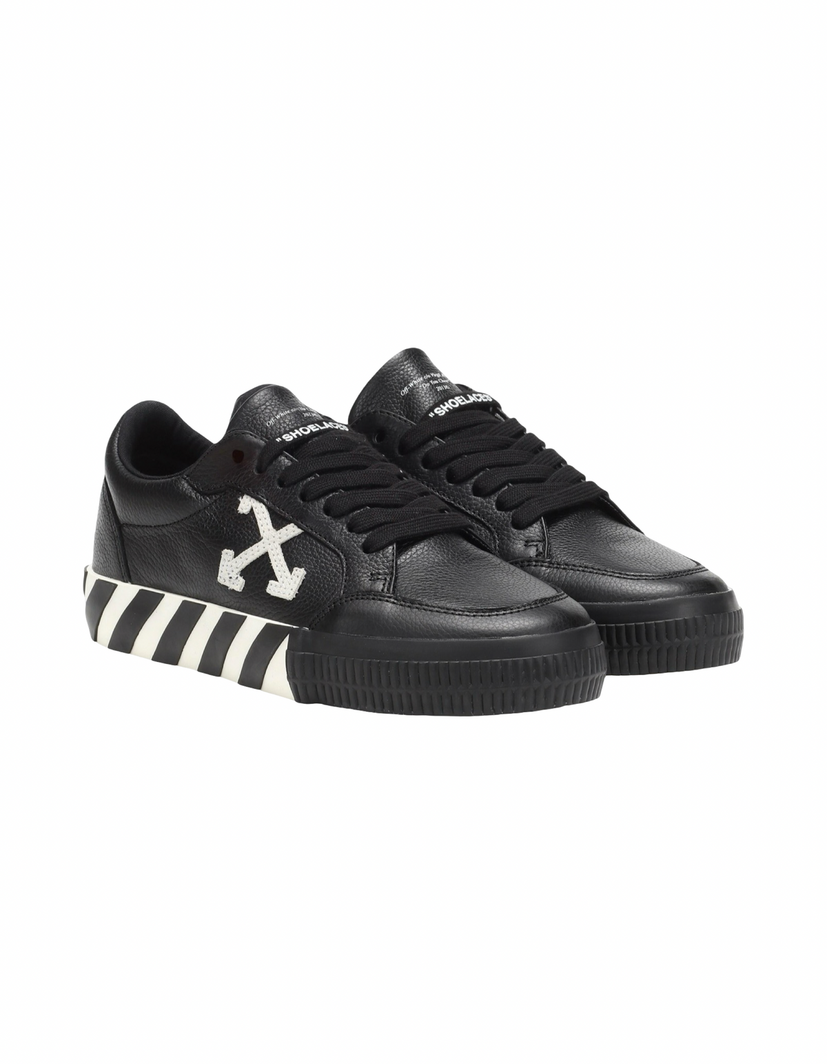Off-White Vulcanized Leather Sneakers