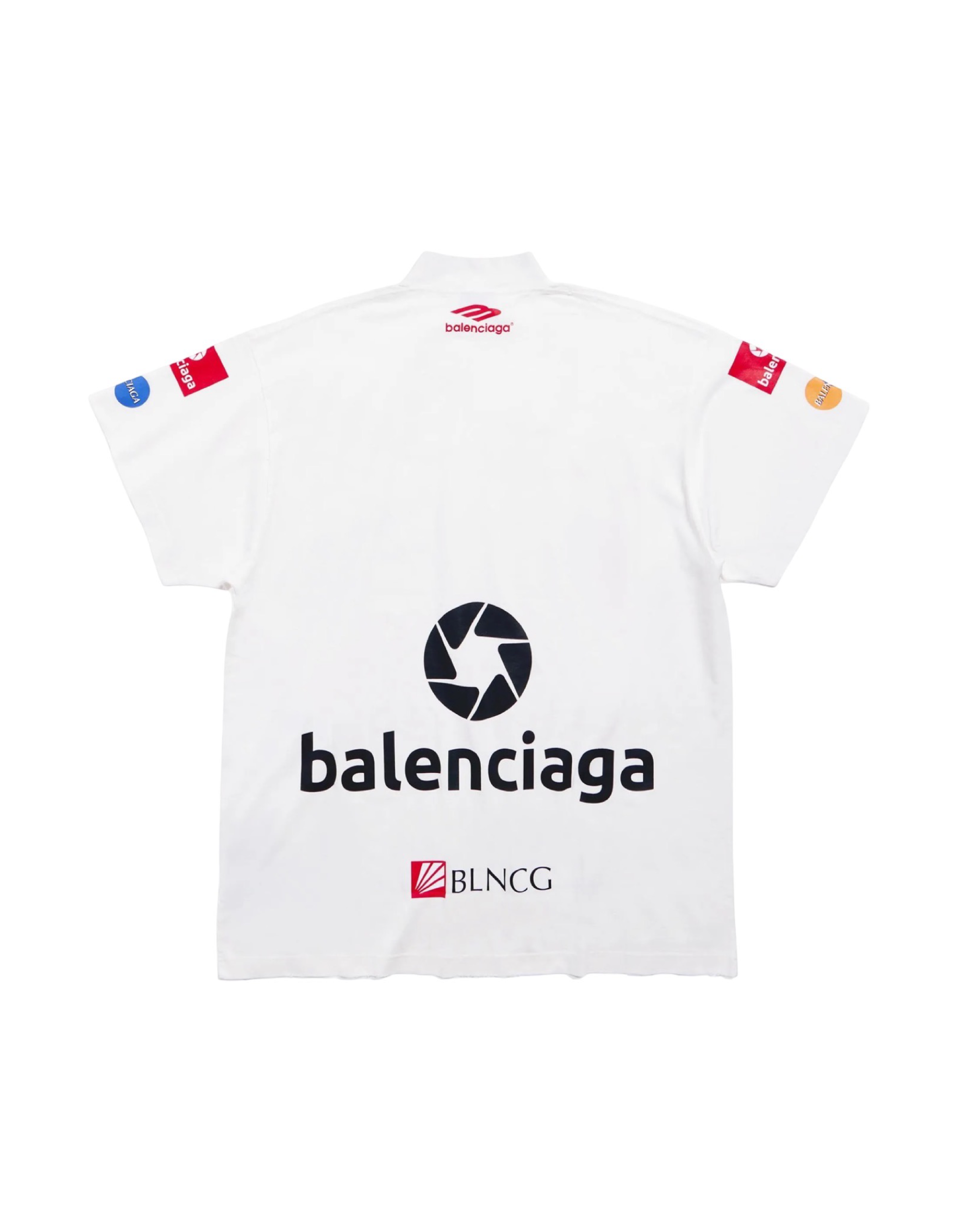 Balenciaga Top League White Tee