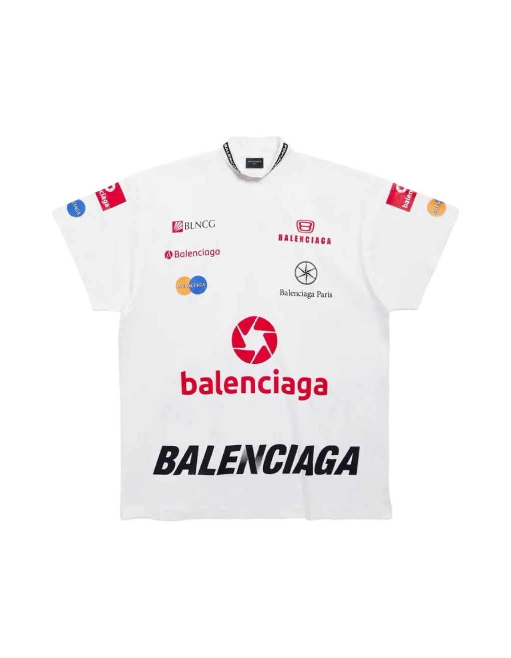Balenciaga Top League White Tee