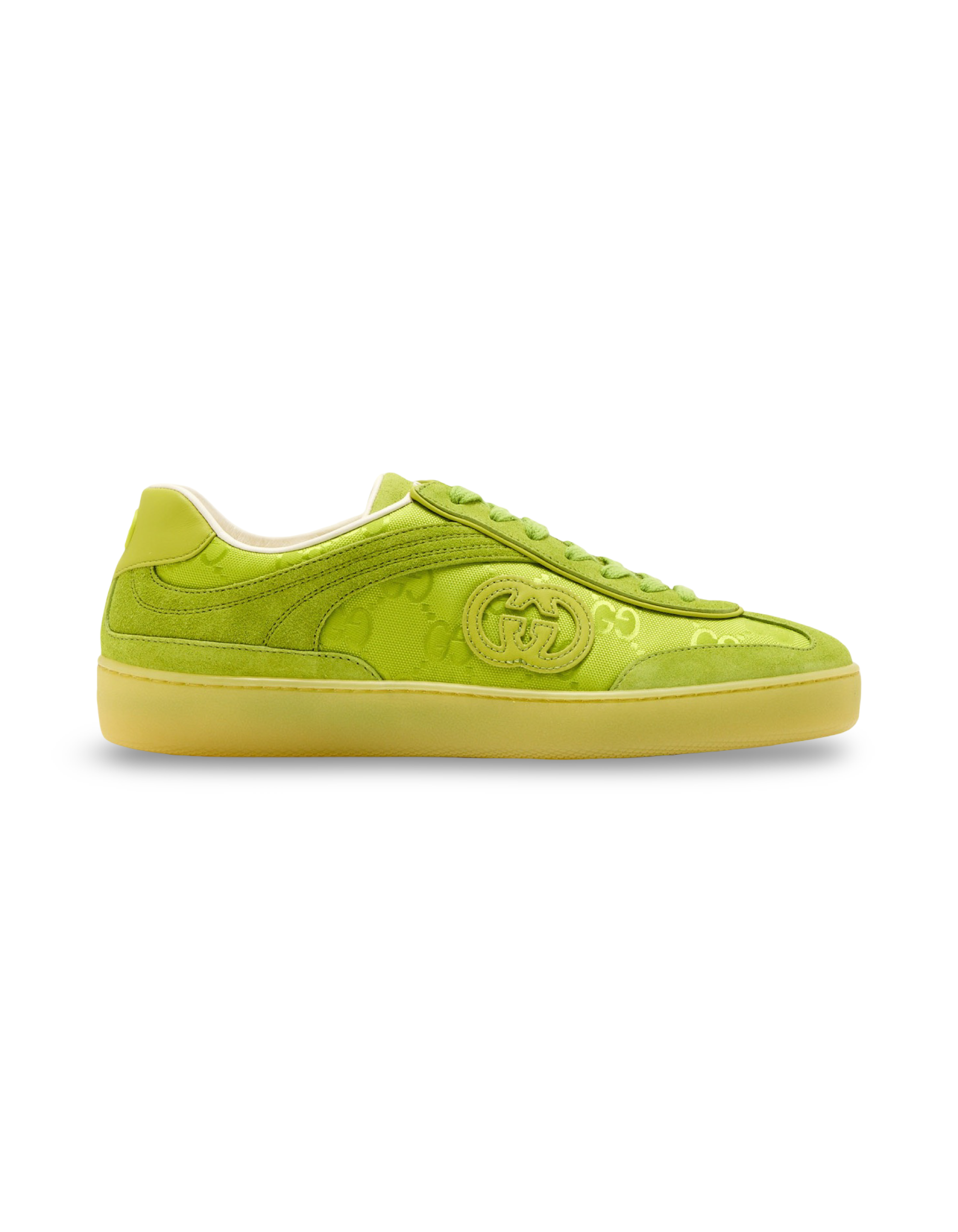Gucci G75 Monogram Green Sneakers