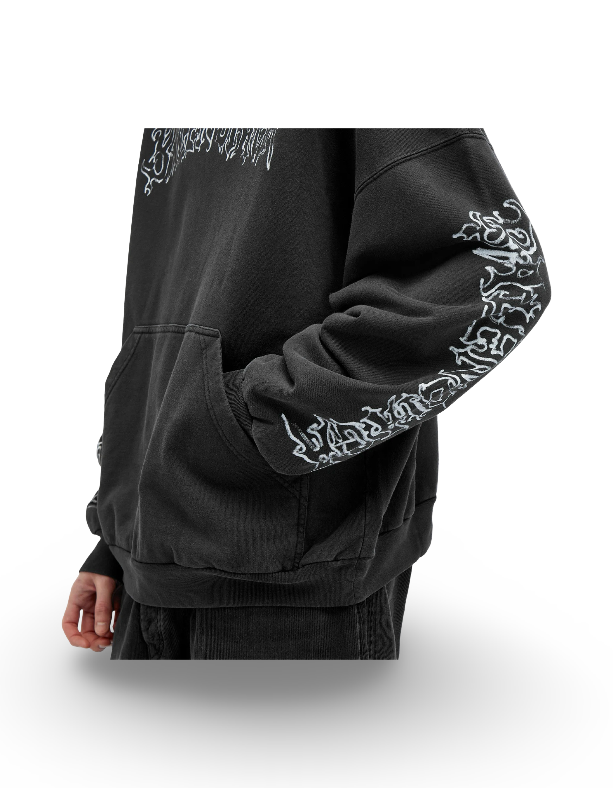 Balenciaga DIY Metal Logo Hoodie