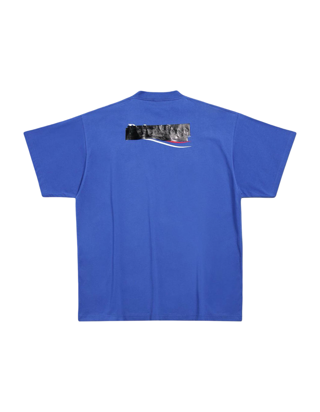 Balenciaga Gaffer Logo Blue T-Shirt
