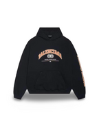 Balenciaga Maison Logo Black/Orange Hoodie