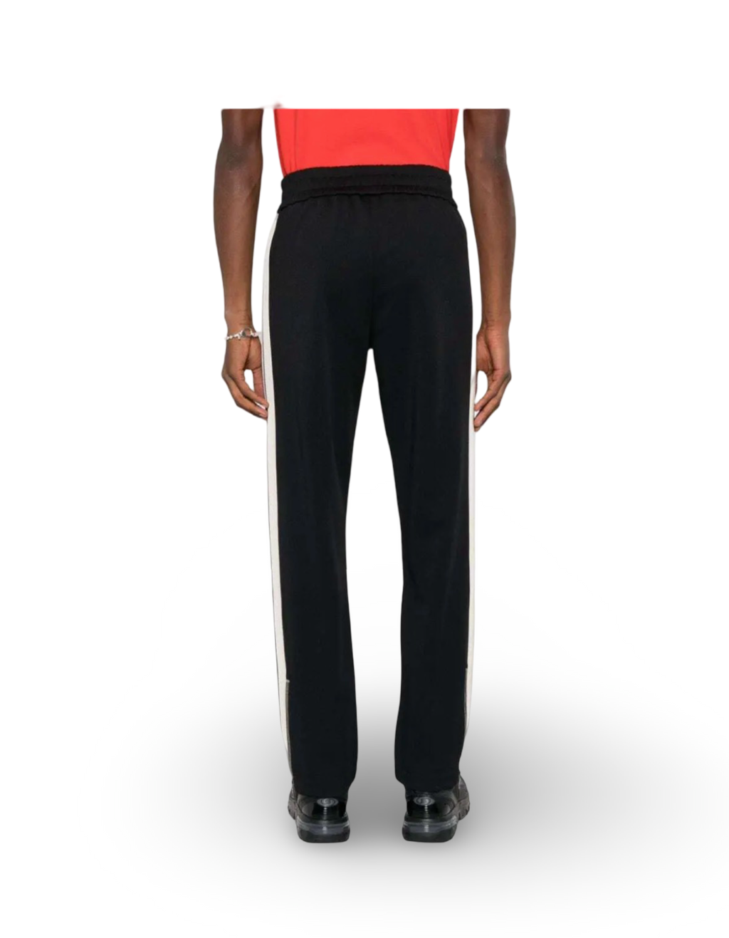 Palm Angels Logo Black Track Pants